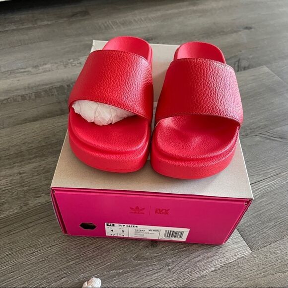Ivy Park LEATHER SLIDES - Picture 4 of 13